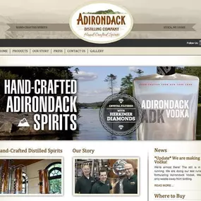 Website Design– Adirondack Distilling Co.