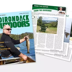 Print Design– Adirondack Outdoors Magazine