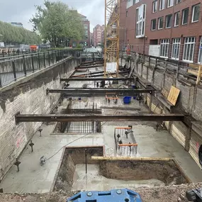 Baugrubenverbau Teerhof Bremen