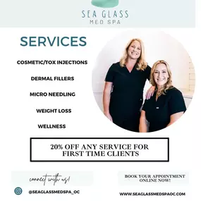 Sea Glass Med Spa provides a range of aesthetic treatments to enhance natural beauty and boost confidence. Our team offers personalized solutions tailored to individual needs, ensuring high-quality results. With a focus on professionalism and client care, we help achieve a refreshed and revitalized appearance.