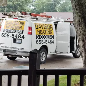 Davison Home Services work van