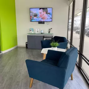 League City Elite Dentistry Waiting Room