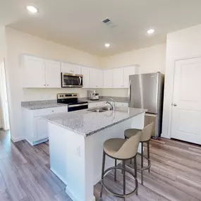 Experience everyday simplicity and convenience with our energy-efficient interiors and brand-new appliances.