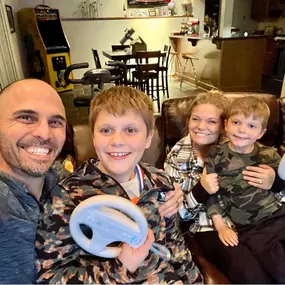 Family Game Night Vibes
Mario Kart, matching grins, and moments that matter—this is what winning at life looks like.