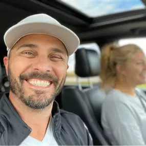 Copilot and Confidence
Every driver needs a copilot—smiling through the journey with purpose, laughter, and good company.