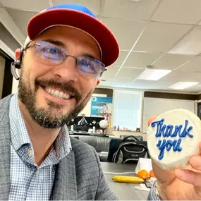 Brian at the Office After an Event
Every win matters. After an event or a breakthrough client success, we take a moment to celebrate progress and stay grateful for the trust placed in Credilife.