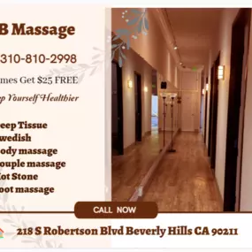 The full body massage targets all the major areas of the body that are most subject to strain and
discomfort including the neck, back, arms, legs, and feet. 
If you need an area of the body that you feel needs extra consideration, 
such as an extra sore neck or back, feel free to make your massage therapist aware and
they will be more than willing to accommodate you.