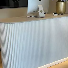 specialised in custom built reception desks, probs