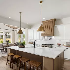 Gourmet kitchens equipped with designer appointed features