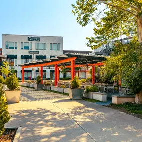 Shop and dine at nearby Vickery Village