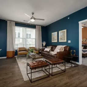 Living Room | The Baldwin Modern Apartments
