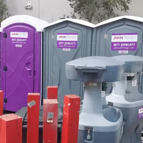 John To Go Porta Potty and Handwashing Station