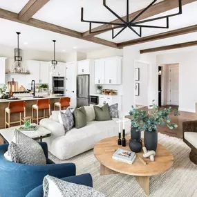 Exceptional great rooms, ideal for entertaining with expansive, open kitchen designs