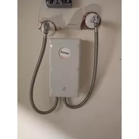 Tankless water heater.