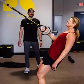 Looking for a personal trainer who can help you get stronger, stay consistent, and train smarter? 

At Alloy Personal Training Overland Park, we take the guesswork out of fitness with science-backed workouts, expert coaching, and a supportive training environment.

When you work with a fitness trainer, you’re not just lifting weights—you’re following a personalized plan designed for your goals, whether that’s building muscle, improving mobility, or losing weight. Our certified personal trainers 