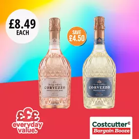 Corvezzo prosecco £8.49 each