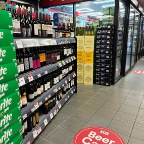 Check out our Beer Cave for your chilled beers