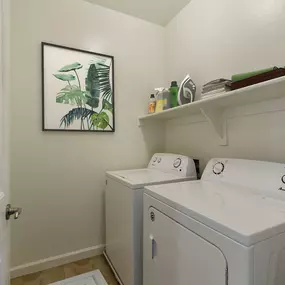 In unit laundry room