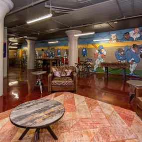Community clubhouse and game room