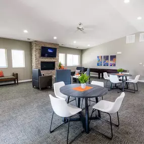 Community room with tables