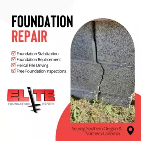Foundation Repair in Southern Oregon