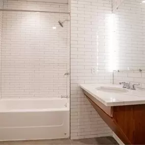 Bathroom with bath tub