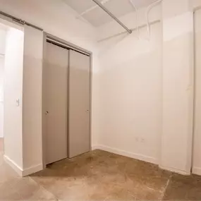 Room with large closet