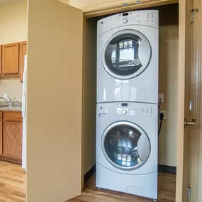 Room with washer and dryer in-unit