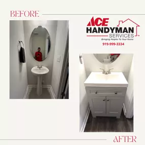 Bathroom Vanity Installation Holly Springs, NC