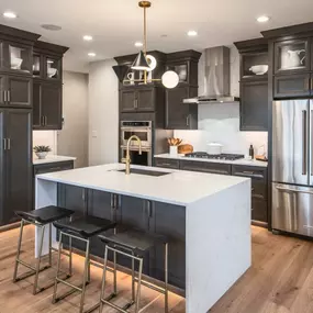 Stylish kitchens with name-brand appliances