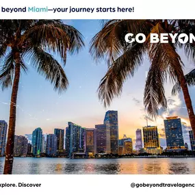 Travel agency conveniently located in downtown Miami.