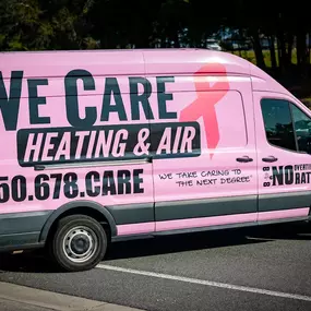We Care Heating, Cooling, Plumbing & Electrical van