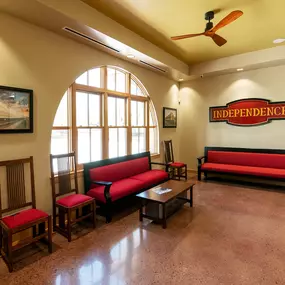 Interior view of the Dental Depot reception area in the Independence dental clinic