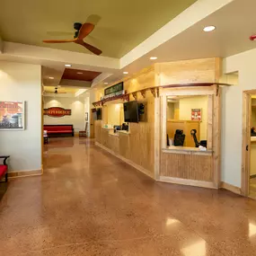 Interior view of the Dental Depot reception area in the Independence dental clinic