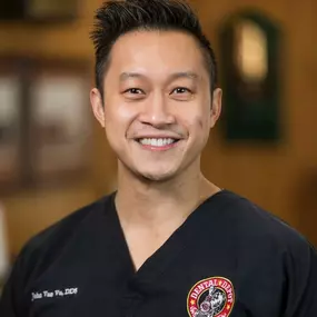 Headshot of Dr. Vu earned his degree from the University of Oklahoma College of Dentistry.