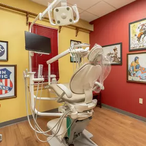 Operatory number 1 at Dental Depot's dental clinic in Tulsa at Tulsa Hills