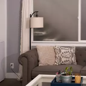 Couches, comfort, and care.