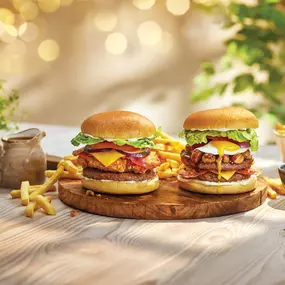 Giant and Combo Stack Burger