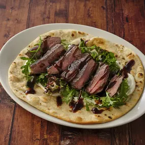 Flame-Grilled 4oz Steak Flatbread