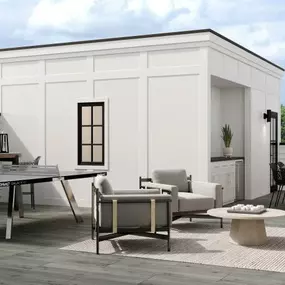 Included rooftop terraces