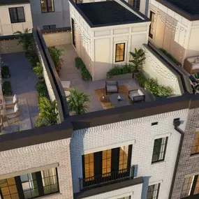 Included rooftop terraces provide the perfect space to entertain