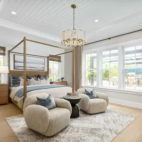 Luxurious primary bedrooms