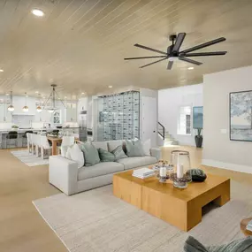Spacious great rooms just off the gourmet kitchen