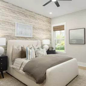 Spacious secondary bedrooms