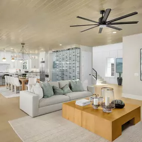 Spacious great rooms just off the gourmet kitchen