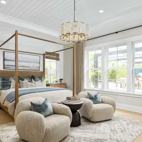 Luxurious primary bedrooms