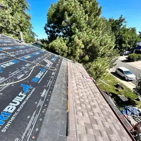 Rooftop intake vents getting beautifully installed on this home in Aurora today.