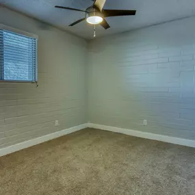 Room with a ceiling fan