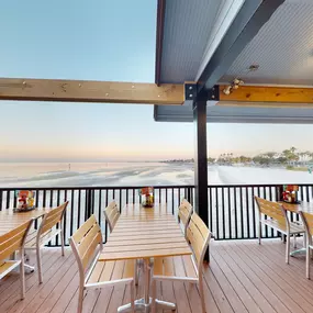 whiskey joes tampa new deck during sunset