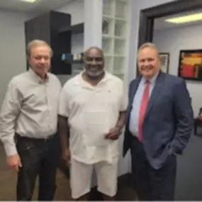 Mark with Patrick Frasier on Help Me Howard Segment